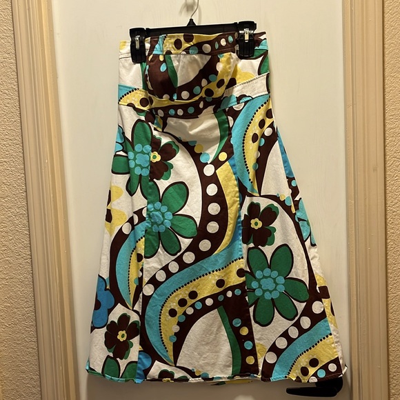 STRAPLESS FLORAL DRESS - Picture 2 of 6